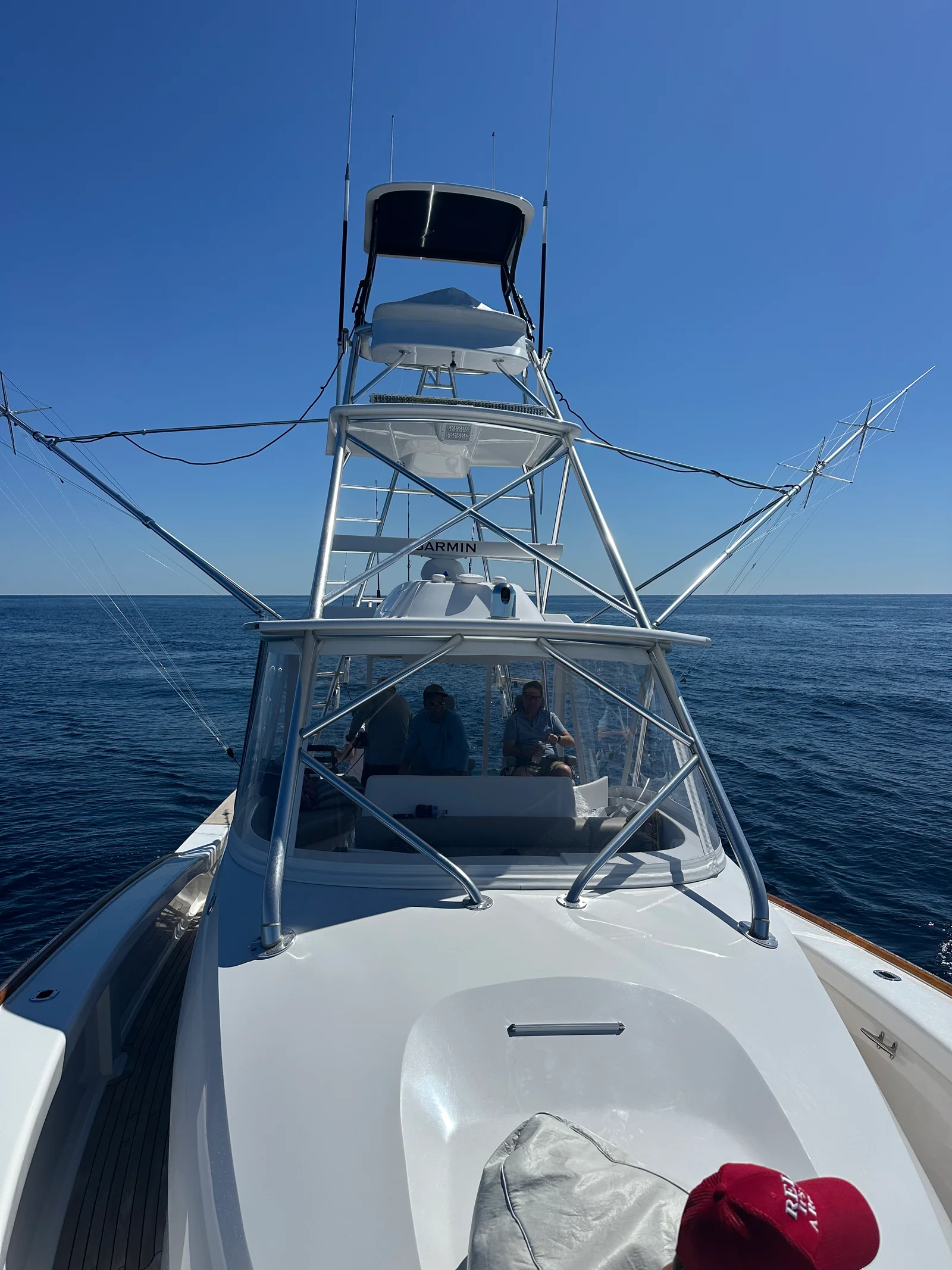 SIONYX Nightwave Digital marine night vision camera installed with Garmin radar on a boat
