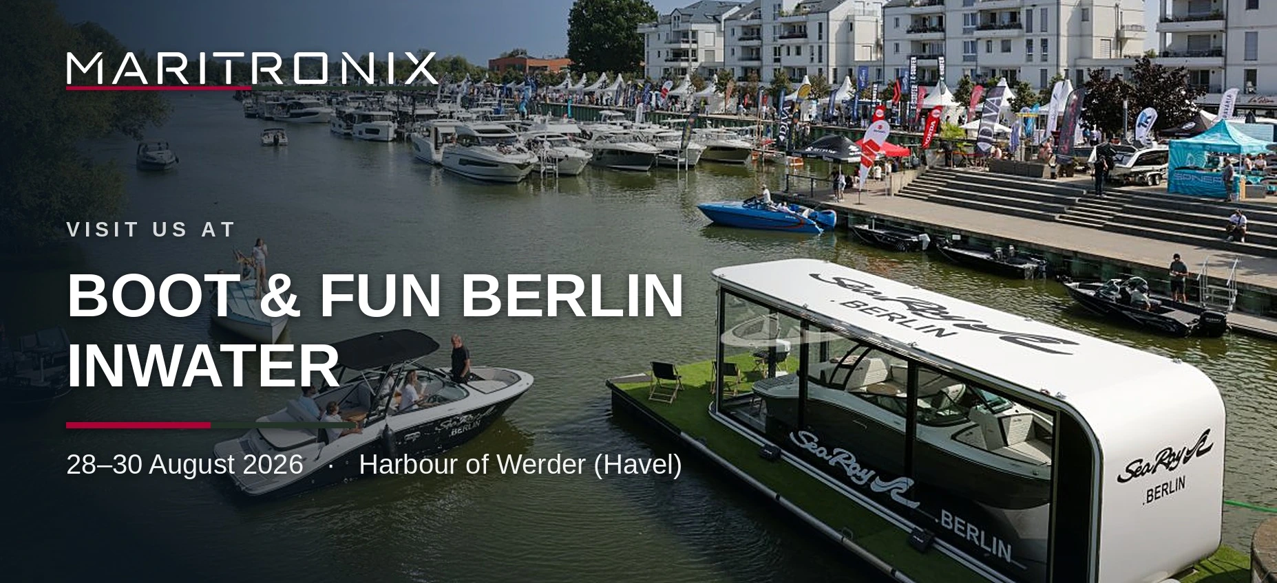 Maritronix at BOOT & FUN BERLIN INWATER 2026 boat show – 28–30 August 2026, Harbour of Werder (Havel)